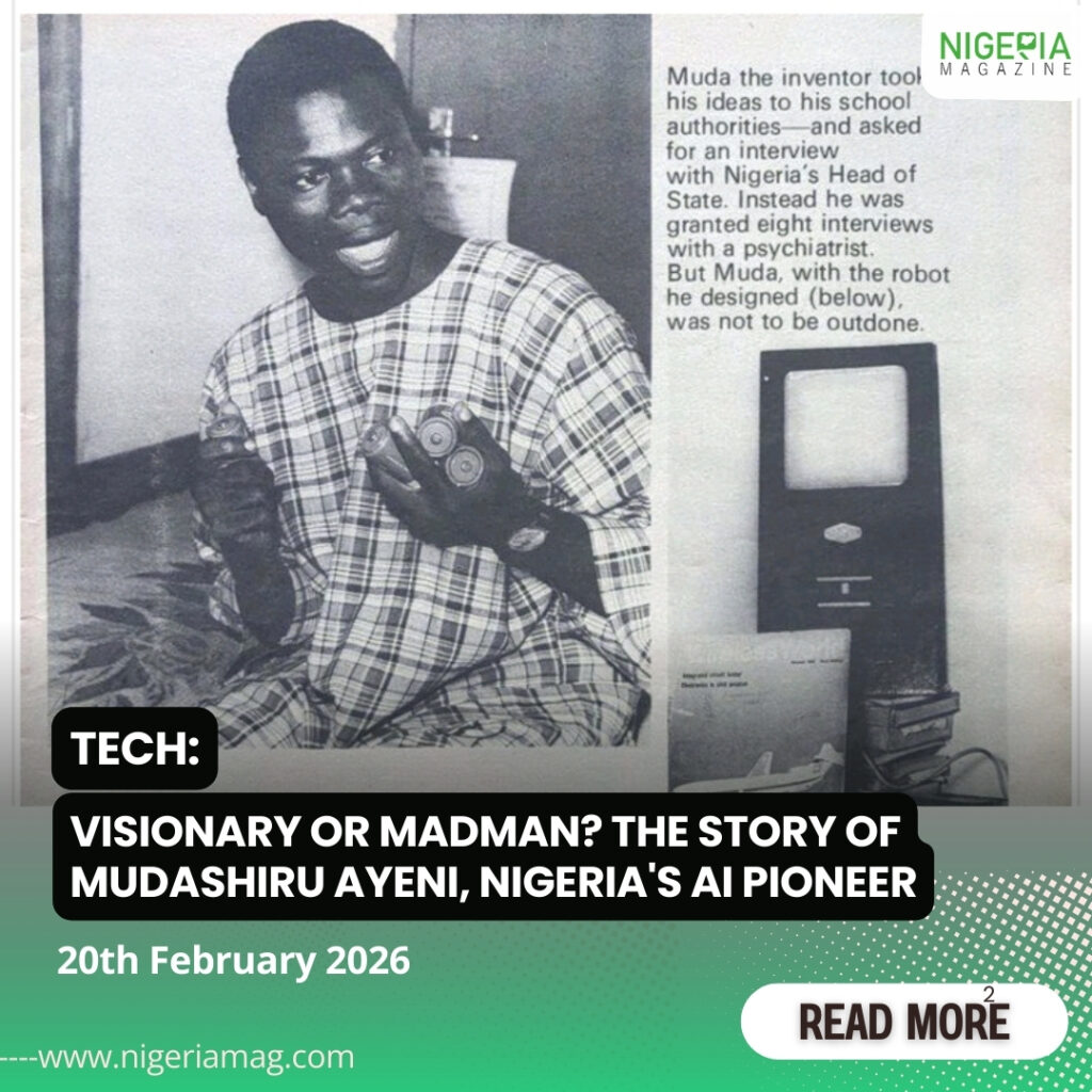 Visionary or Madman? The Story of Mudashiru Ayeni, Nigeria’s AI Pioneer