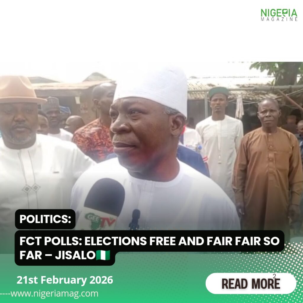 FCT POLLSELECTIONS FREE AND FAIR Fair SO FAR – JISALO????????