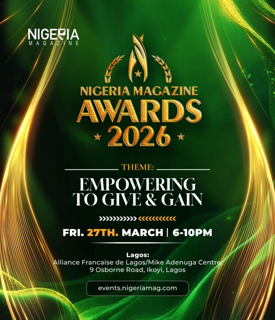 Join us for the Nigeria Magazine Awards 2026 Lagos celebration!