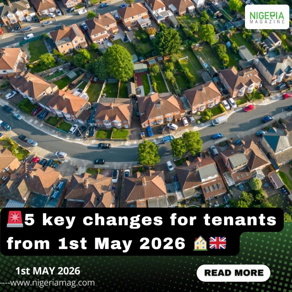 ????5 key changes for tenants from 1st May 2026????????????