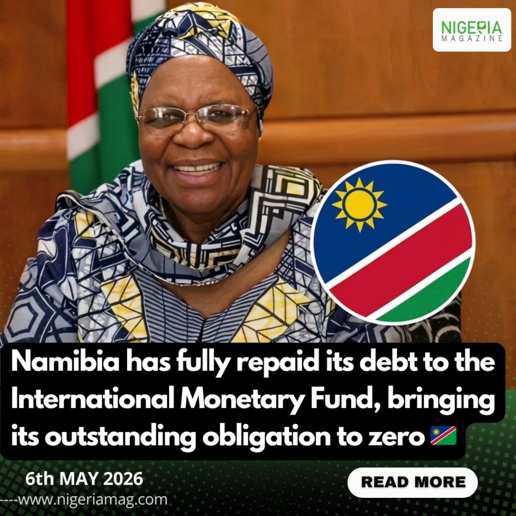 Namibia has fully repaid its debt to the International Monetary Fund, bringing its outstanding obligation to zero
