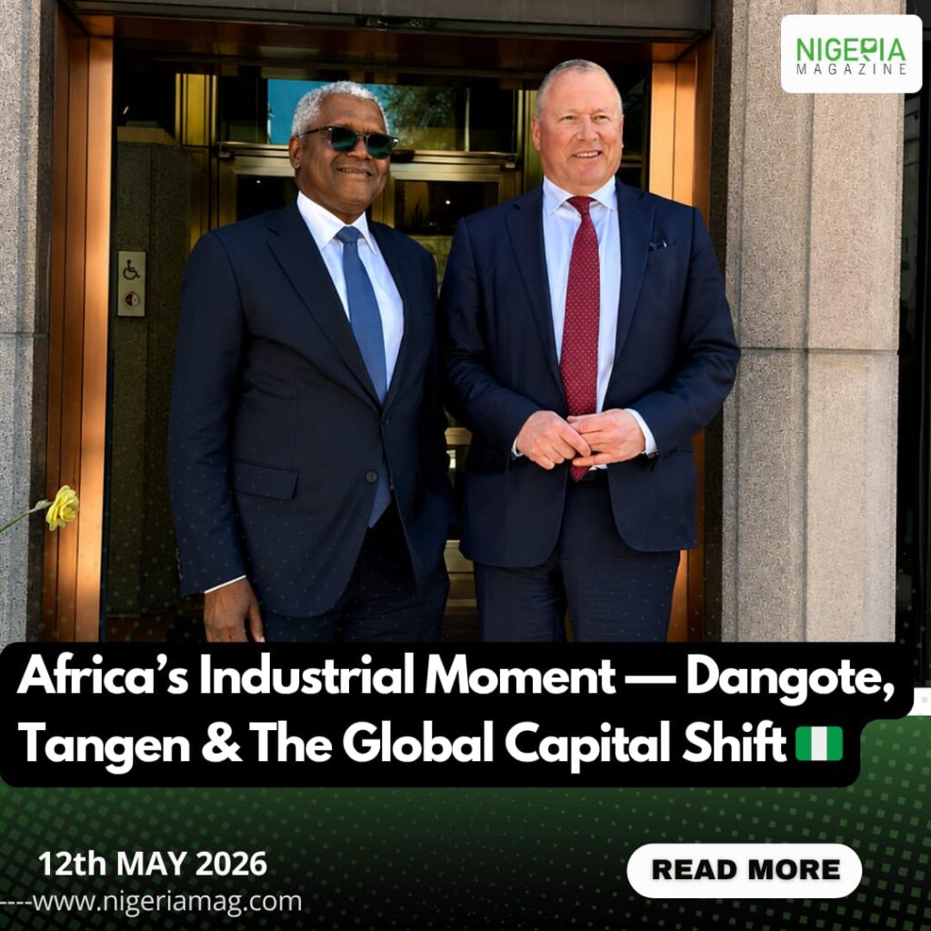 Africa’s Industrial Moment — Dangote, Tangen & The Global Capital Shift