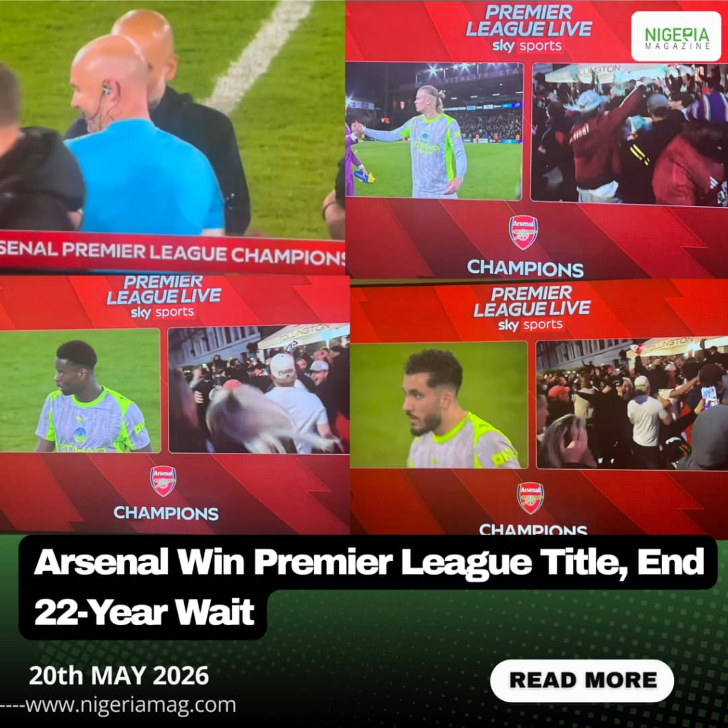 Arsenal Win Premier League Title, End 22-Year Wait