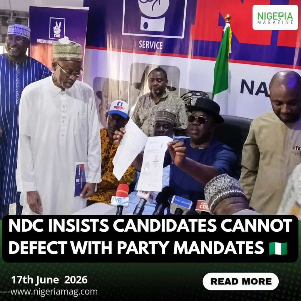NDC INSISTS CANDIDATES CANNOT DEFECT WITH PARTY MANDATES