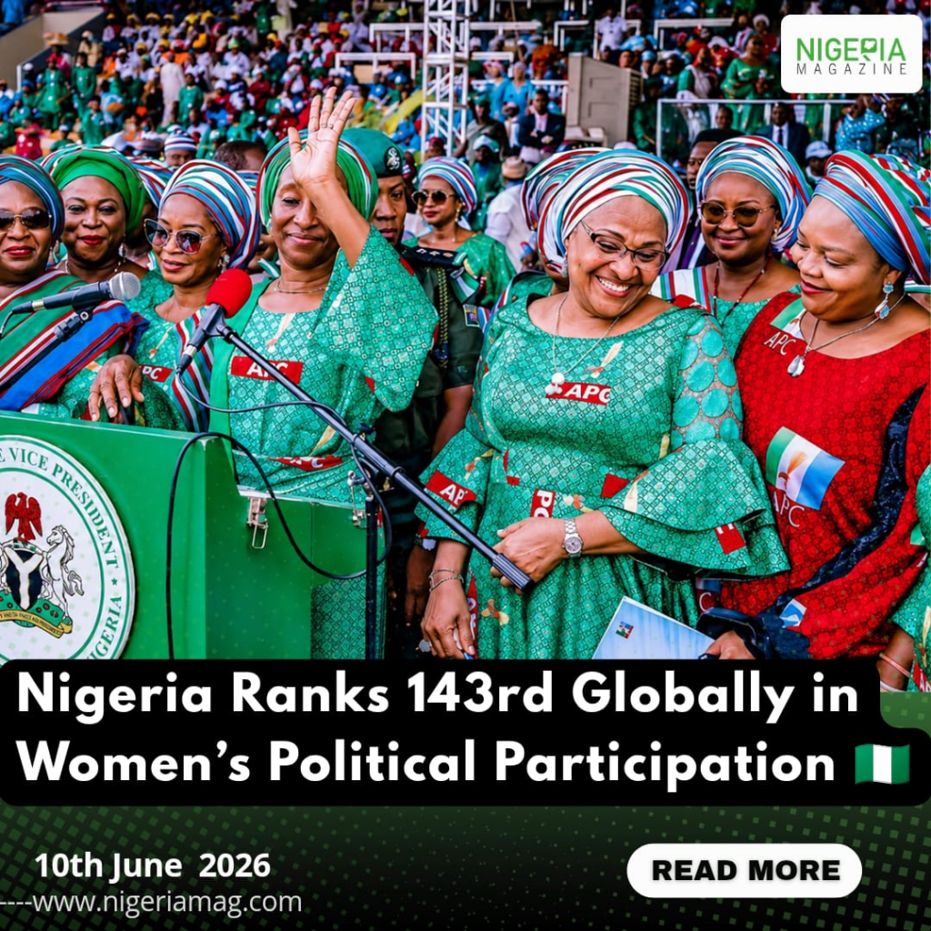 Nigeria Ranks 143rd Globally in Women’s Political Participation