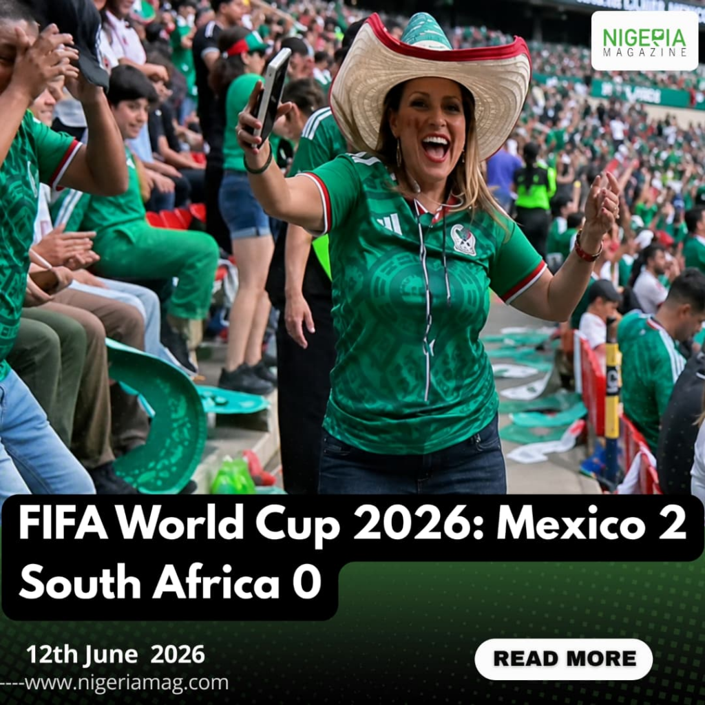 FIFA World Cup 2026: Mexico 2 South Africa 0