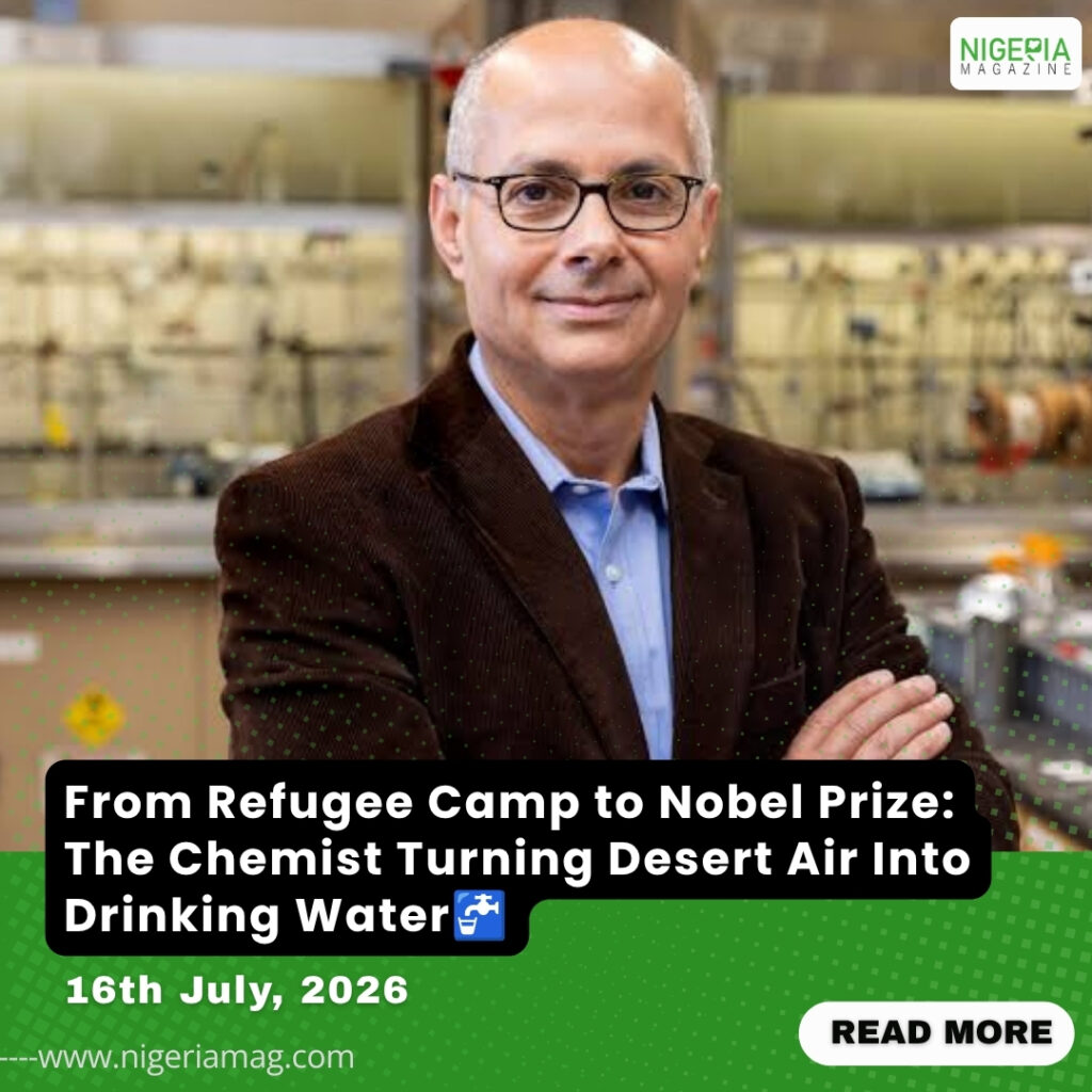 From Refugee Camp to Nobel Prize: The Chemist Turning Desert Air Into Drinking Water????