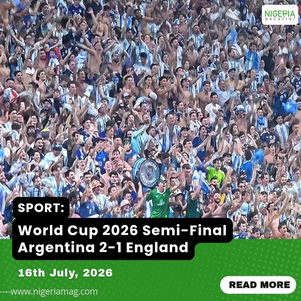 World Cup 2026 Semi-FinalArgentina 2-1 England