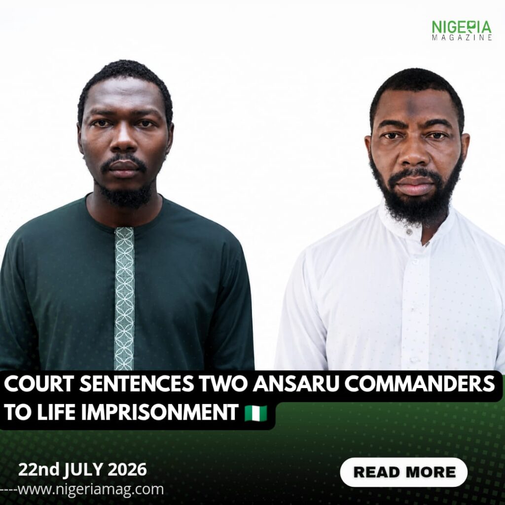 COURT SENTENCES TWO ANSARU COMMANDERS TO LIFE IMPRISONMENT