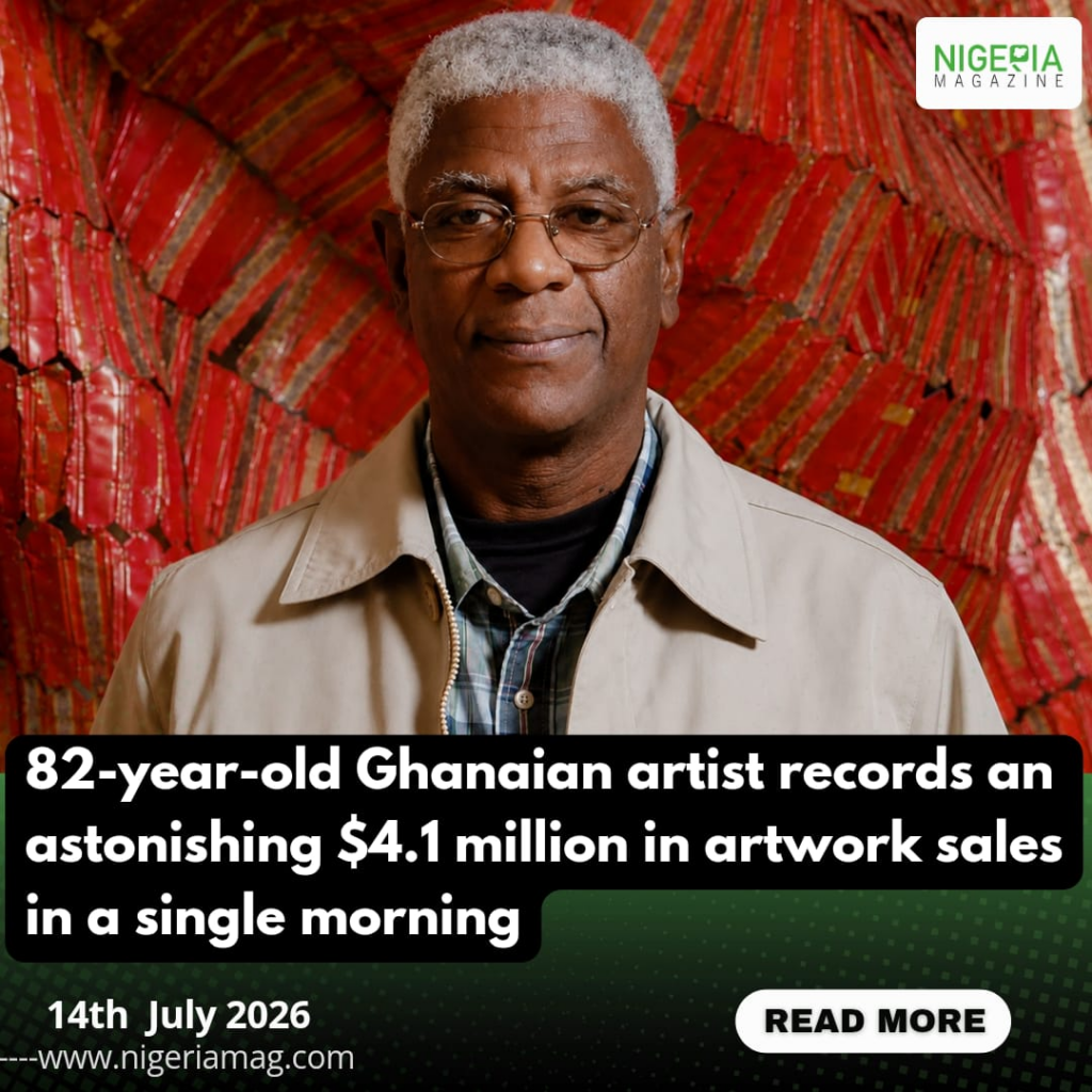 82-Year-Old Ghanaian Artist El Anatsui Outsold Everyone at Frieze New York 2026 — $4.1M in One Morning