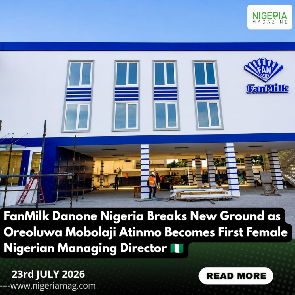 FanMilk Danone Nigeria Breaks New Ground as Oreoluwa Mobolaji Atinmo Becomes First Female Nigerian Managing Director