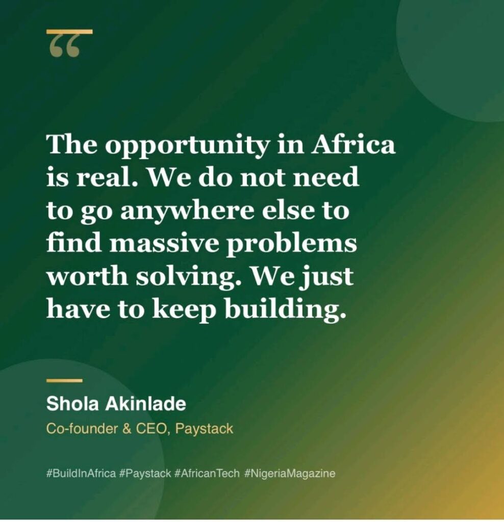 ”We Just Have to Keep Building”: Shola Akinlade’s Case for Betting on Africa????????????