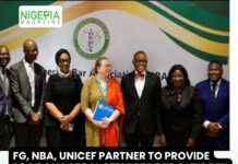 FG, NBA, UNICEF PARTNER TO PROVIDE PRO BONO LEGAL SERVICES FOR CHILDREN🇳🇬