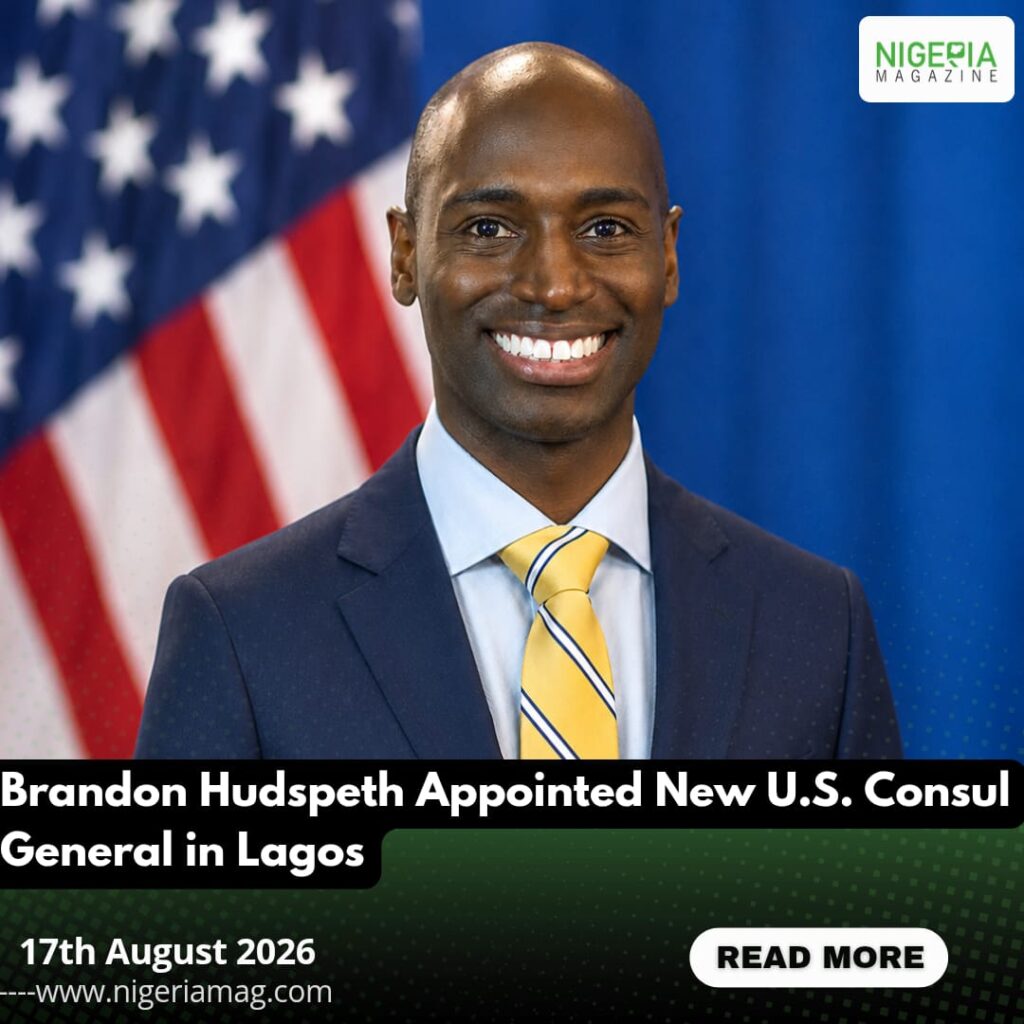Brandon Hudspeth Appointed New U.S. Consul General in Lagos