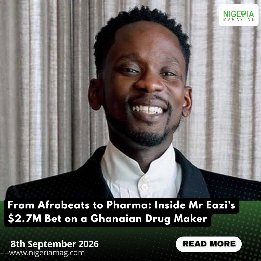 From Afrobeats to Pharma: Inside Mr Eazi’s $2.7M Bet on a Ghanaian Drug Maker