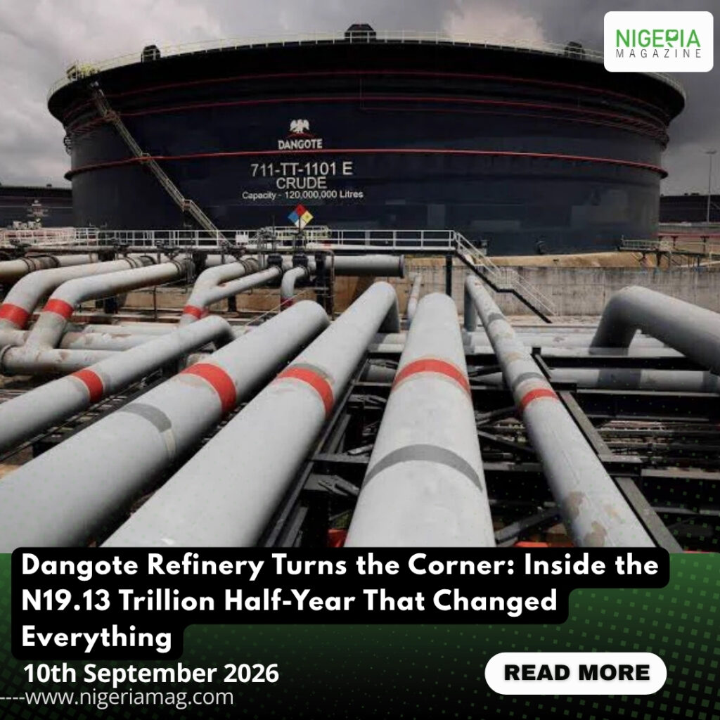 Dangote Refinery Turns the Corner: Inside the N19.13 Trillion Half-Year That Changed Everything