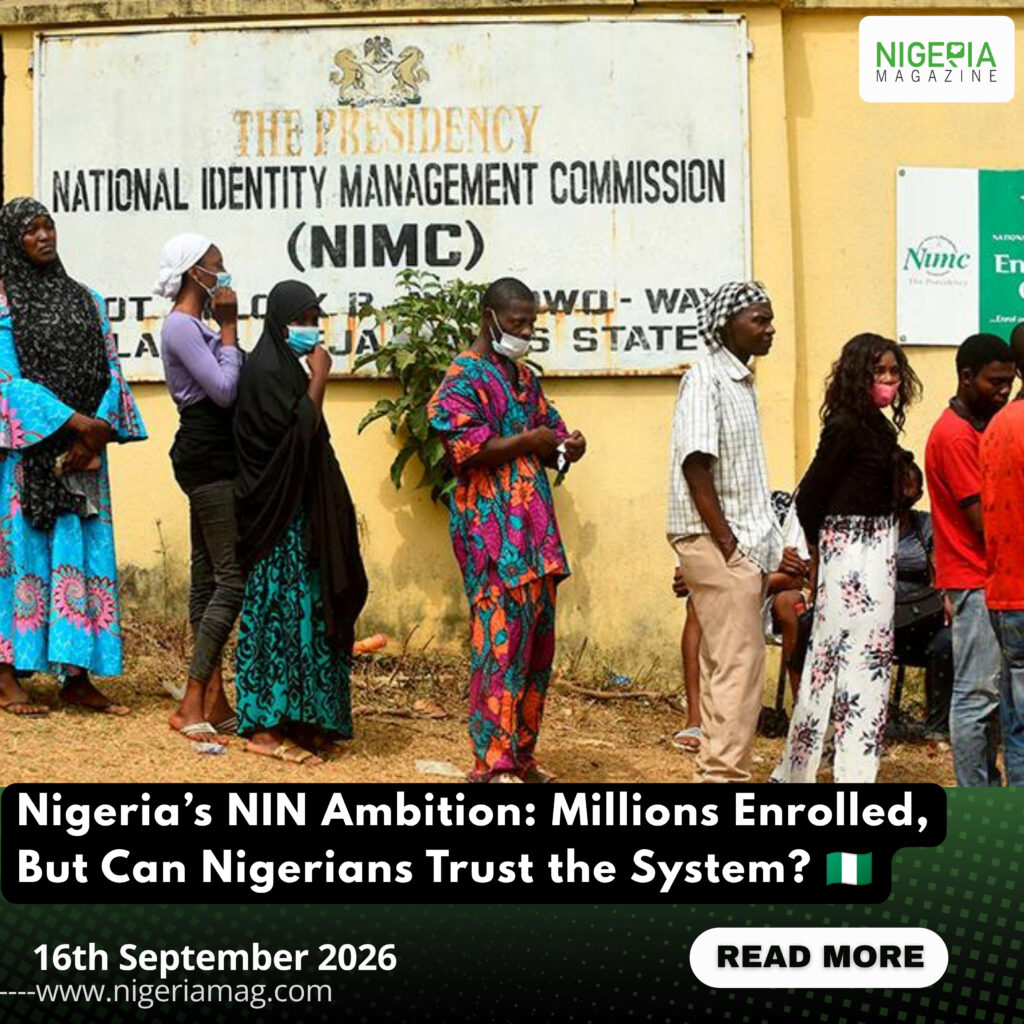 Nigeria’s NIN Ambition: Millions Enrolled, But Can Nigerians Trust the System? ????????