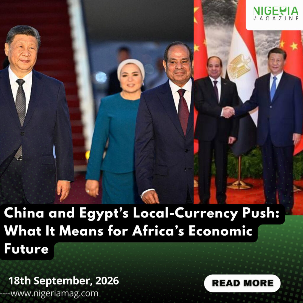 China and Egypt’s Local-Currency Push: What It Means for Africa’s Economic Future ????