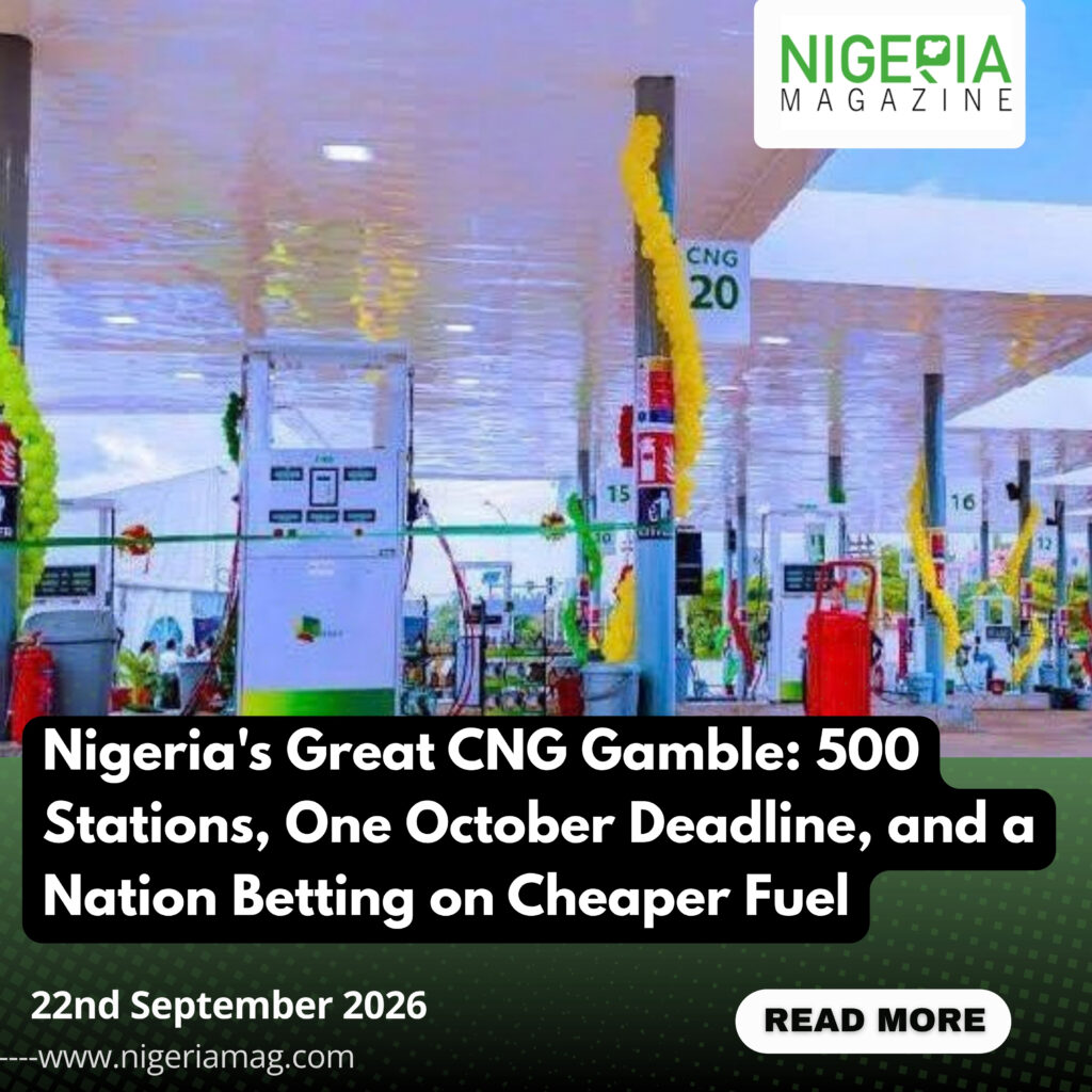 Nigeria’s Great CNG Gamble: 500 Stations, One October Deadline, and a Nation Betting on Cheaper Fuel
