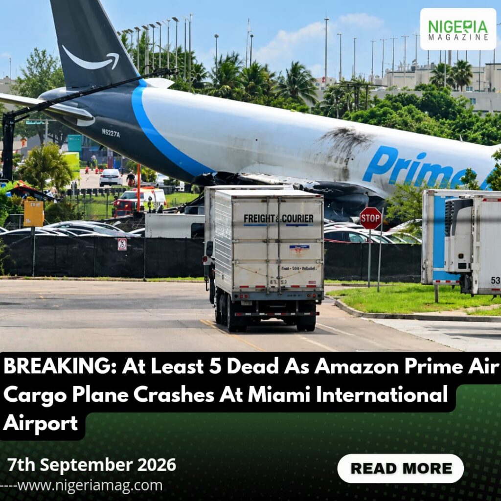 BREAKING: At Least 5 Dead As Amazon Prime Air Cargo Plane Crashes At Miami International Airport
