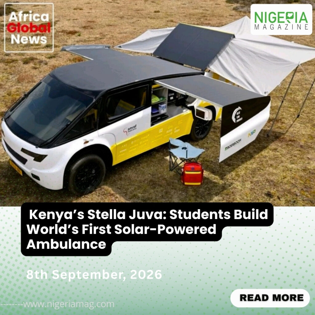 Kenya’s Stella Juva: Students Build World’s First Solar-Powered Ambulance
